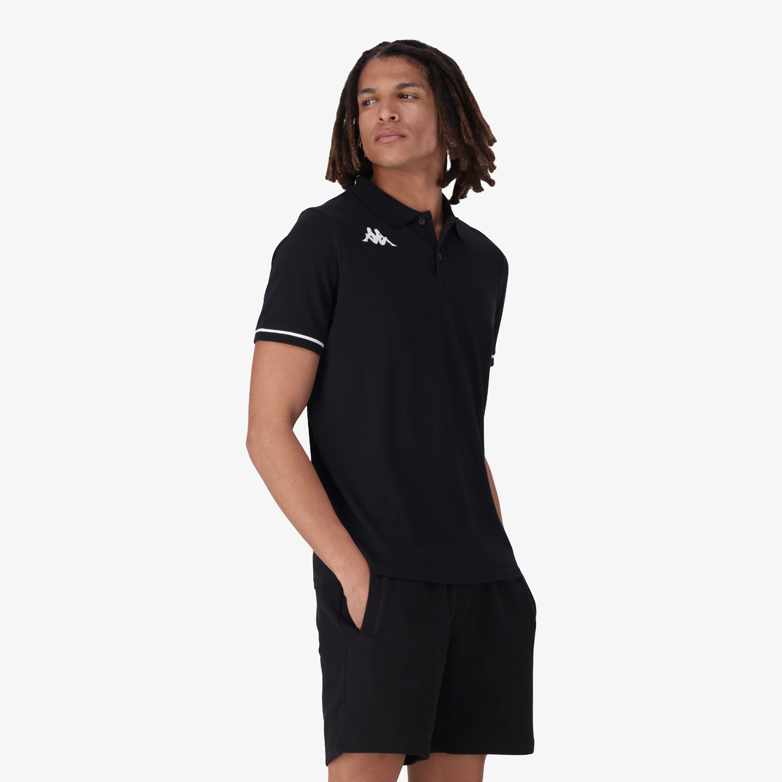 Barli Polo - Black/White - Image 3