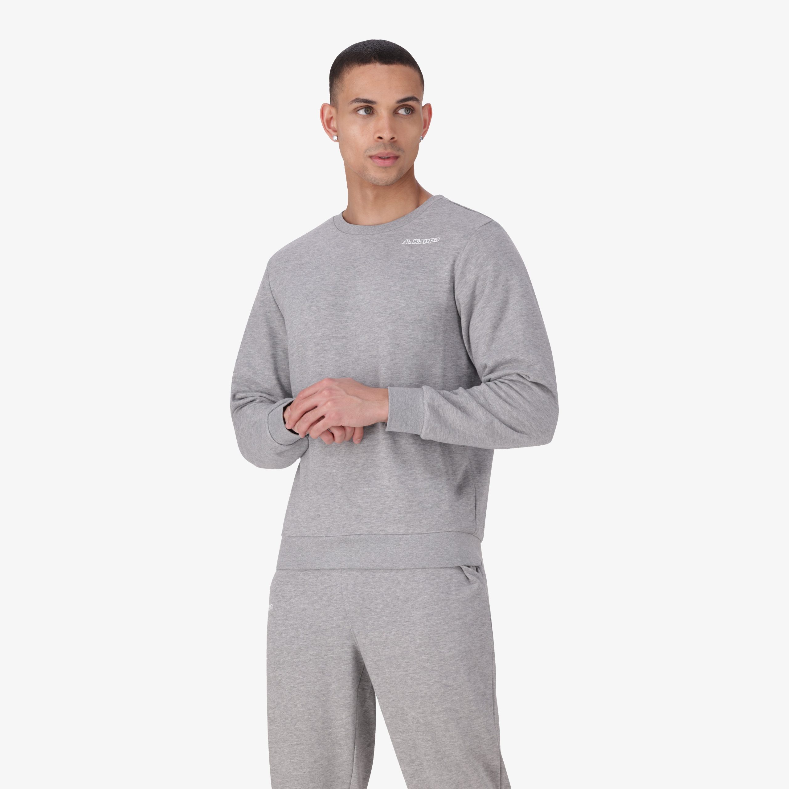 Logo Fediro Sweatshirt - Grey Md Mel