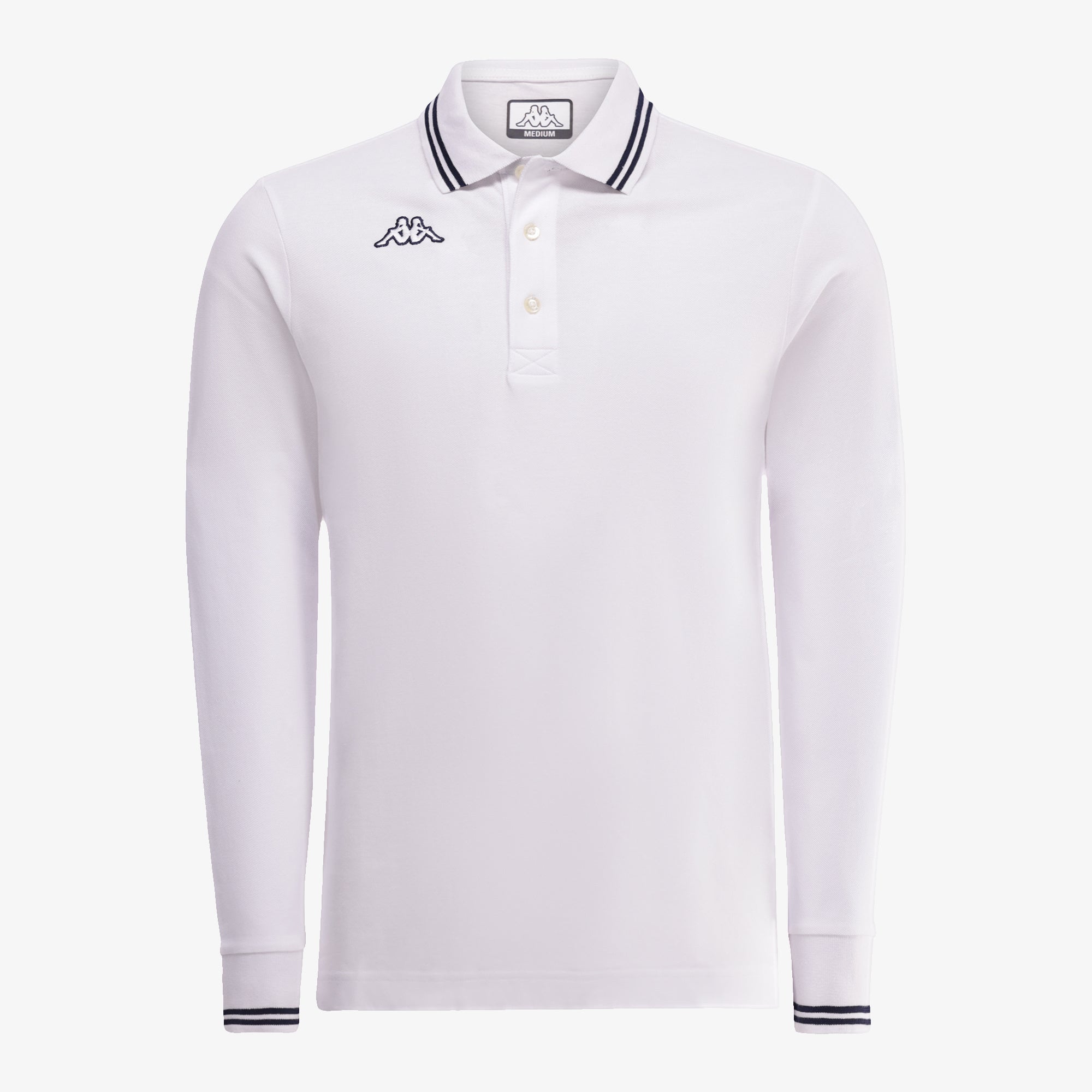 Logo Maltax 5MLS Polo - White/Blue Marine - Image 9